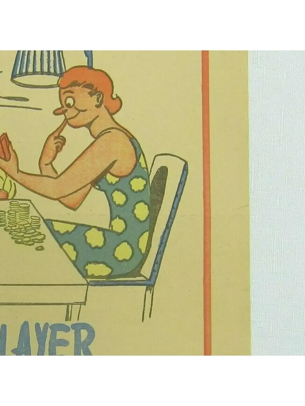 Vintage Vinegar Valentine Card Player Penny Dreadful Sarcasm Insult Ephemera